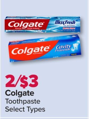 PharmaChoice Colgate toothpaste offer