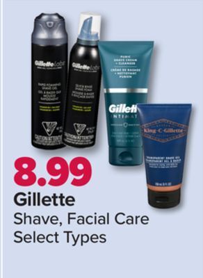PharmaChoice Gillette shave, facial care offer