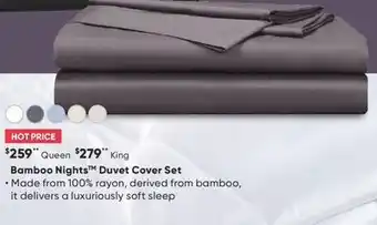Sleep Country Duvet cover set offer