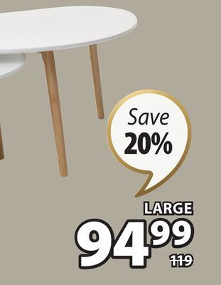 JYSK Lejre large nesting coffee tables offer