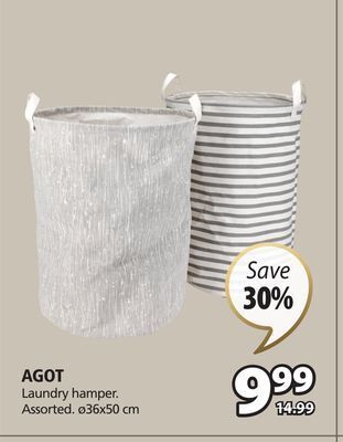 JYSK Agot laundry hamper offer