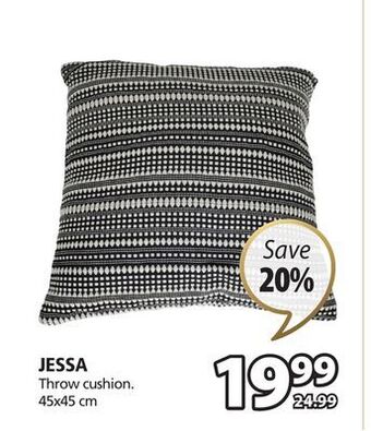 JYSK Jessa throw cushion offer