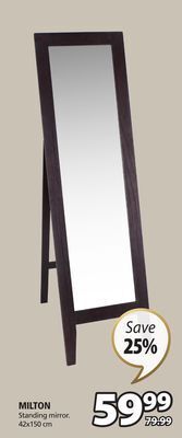 JYSK Milton standing mirror offer