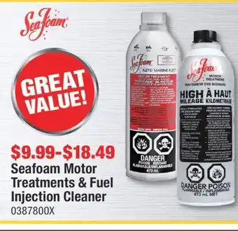 PartSource Seafoam motor treatments & fuel injection cleaner offer