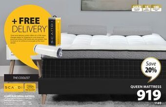 JYSK Scandi blak spring mattress offer