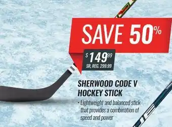 Hockey Life Sherwood code v hockey stick offer