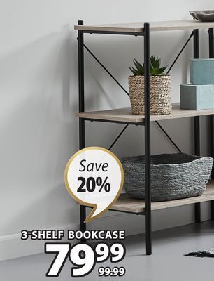JYSK Vandborg 3-shelf bookcase offer