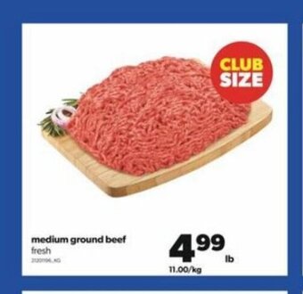 Real Canadian Superstore Medium ground beef offer