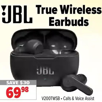 2001 Audio Video Jbl true wireless earbuds offer