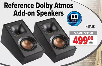 2001 Audio Video Reference dolby atmos add-on speakers offer