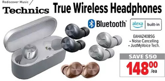 2001 Audio Video Technics true wireless headphones offer