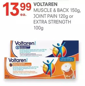 IDA Pharmacy Voltaren muscle & back, joint pain or extra strength offer