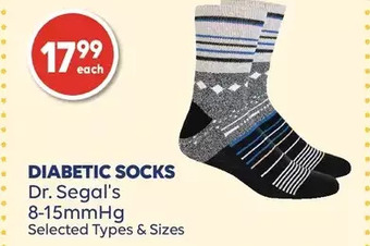 Wellwise by Shoppers Diabetic socks dr. segal's offer