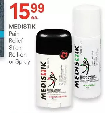 Guardian Pharmacy Medistik pain relief stick, roll-on or spray offer