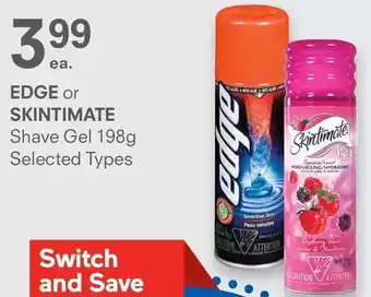 IDA Pharmacy Edge or skintimate shave gel offer