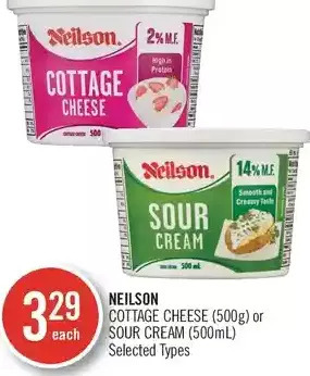 Shoppers Drug Mart Neilson cottage cheese or sour cream offer
