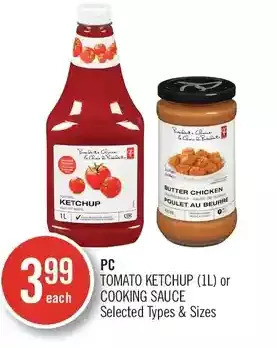 Shoppers Drug Mart Pc tomato ketchup or cooking sauce offer