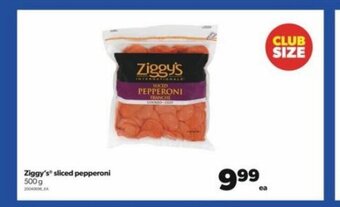 Real Canadian Superstore Ziggy's sliced pepperoni 500 g offer