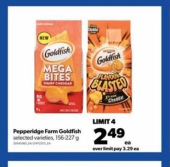 Real Canadian Superstore Pepperidge Farm Goldfish 156-227 g offer