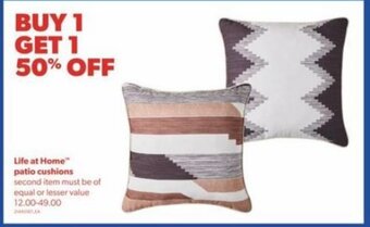 Real Canadian Superstore Life at Home Patio Cushions offer
