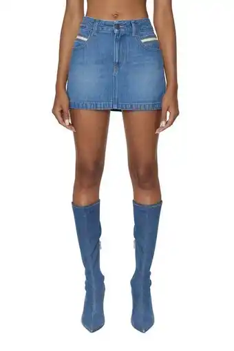 Diesel Denim mini skirt with inserts offer