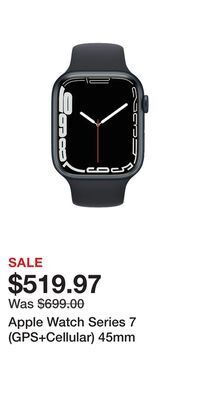 Sport Chek Apple watch series 7 (gps+cellular) 45mm offer