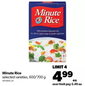 Real Canadian Superstore Minute rice offer