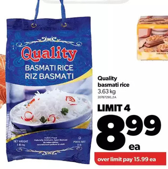 Real Canadian Superstore Quality basmati rice offer