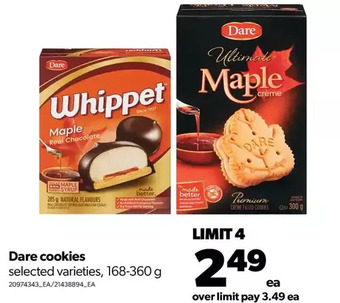 Real Canadian Superstore Dare cookies offer
