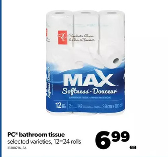 Real Canadian Superstore Pc bathroom tissue offer