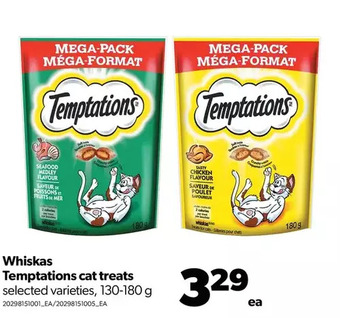 Real Canadian Superstore Whiskas temptations cat treats offer