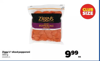 Real Canadian Superstore Ziggy's sliced pepperoni offer