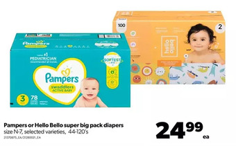 Real Canadian Superstore Pampers or hello bello super big pack diapers offer
