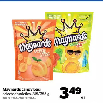 Real Canadian Superstore Maynards candy bag offer