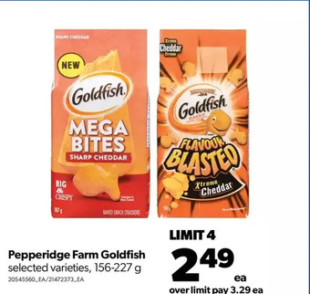 Real Canadian Superstore Pepperidge farm goldfish offer