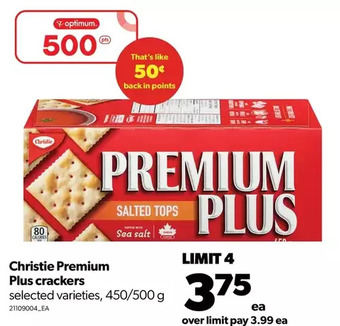 Real Canadian Superstore Christie premium plus crackers offer