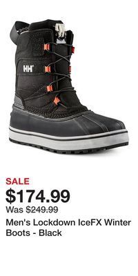 Mark's Men's lockdown icefx winter boots - black offer