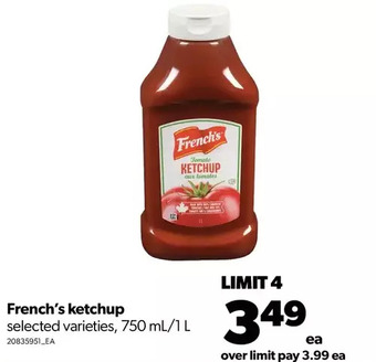 Real Canadian Superstore French's ketchup offer