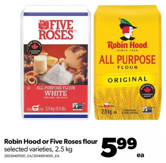Real Canadian Superstore Robin hood or five roses flour offer