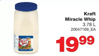 Wholesale Club Kraft miracle whip offer