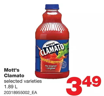 Wholesale Club Mott's clamato offer