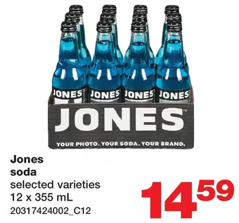 Wholesale Club Jones soda offer