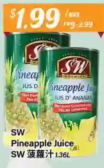 Btrust Supermarket Sw pineapple juice offer