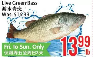 Bestco Food Mart Live green bass offer