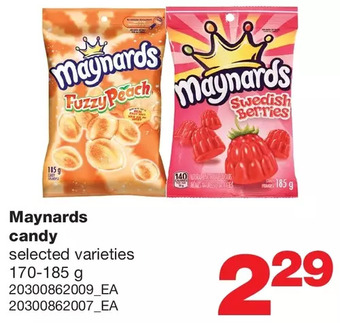 Wholesale Club Maynards candy offer