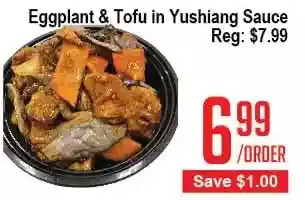 Skyland Foodmart Eggplant & tofu in yushiang sauce offer