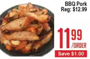 Skyland Foodmart Bbq pork offer