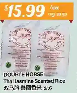 Btrust Supermarket Double horse thai jasmine scented rice offer