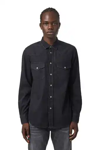 Diesel Western shirt in washed denim offer