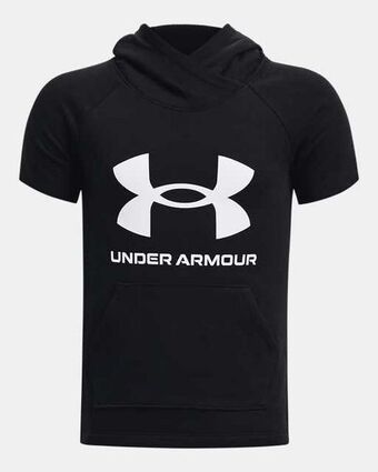 Under Armour Girls' ua rival fleece short sleeve hoodie offer